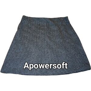 Houndstooth Mini Skirt